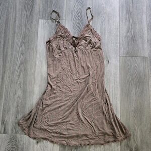 Old Navy Womens Babydoll Mini Dress Size Large Floral‎ Coquette Forest Fairy Y2K